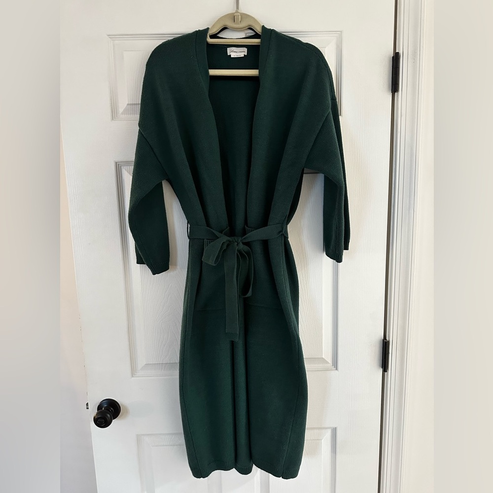 Lovers + Friends Deep Green Knit Cardigan